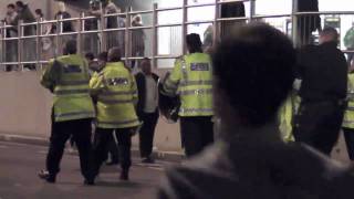 Anti-BNP Question Time Protest - Police don riot gear, protest peters out