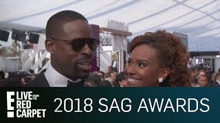 Sterling K. Brown Talks Historic Golden Globes Win | E! Live from the Red Carpet