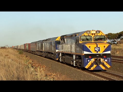 Evening Trains at Manor Loop: Australian Trains