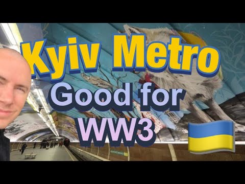 Kyiv Metro -  Getting around Kyiv / Kiev on the public subway / underground Ukraine Travel Guide
