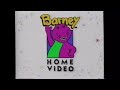 Barney Home Video On Idents On 1992 1995