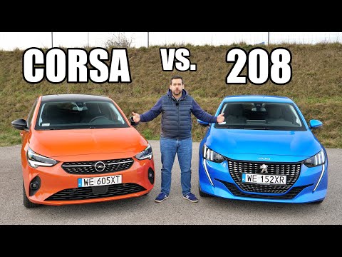 Opel Corsa versus Peugeot 208 - Fraternal Twins (ENG) Comparison, Test Drive, Review