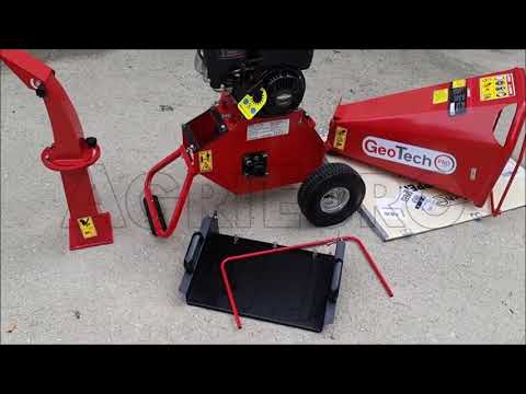 Montage der Häckslers GeoTech PCS70