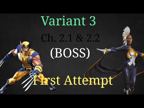 Variant 3 chapter 2.1 & 2.2- wolverine & storm my first attempt to boss