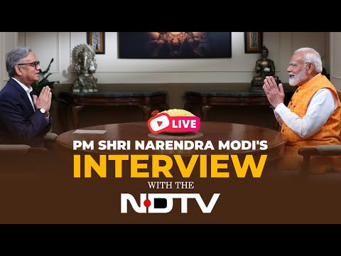 WATCH LIVE: PM Shri Narendra Modi's interview with the NDTV.