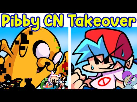 Friday Night Funkin' VS Pibby Finn & Jake (CN Takeover DEMO) (Come Learn With Pibby) (FNF Mod)