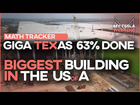 Giga Texas is the biggest building in America, and it's 63% finished