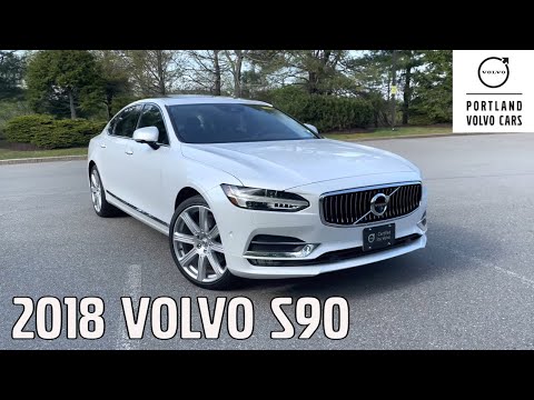 Crystal White 2018 Volvo S90 / Walkaround with Heather