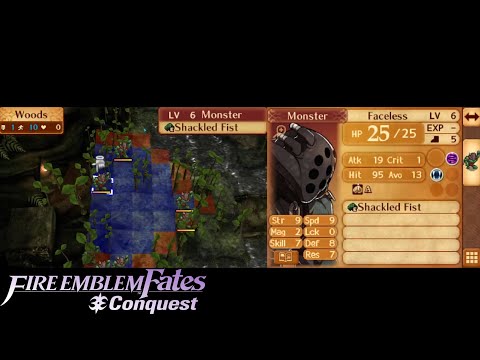 Fire Emblem Fates Conquest Lunatic Blind Chapter 6 and 7