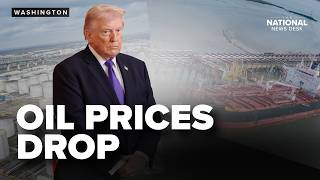 Global OIL PRICES DROP as Trump warns Iran