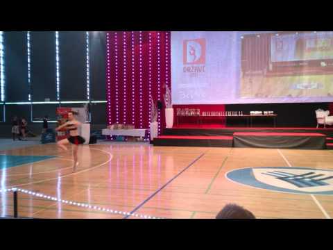 Patricija Crnkovič performs Red football modern solo 2015 by Mitja Popovski