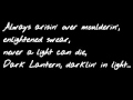 Mandragora Scream-Dark Lantern with lyrics 