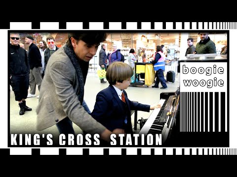 Boogie-Woogie with style - Anthony Miles and Olivier. St Pancras Station, London