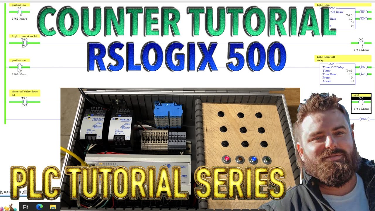 PLC Tutorial - RSLogix 500 Counter