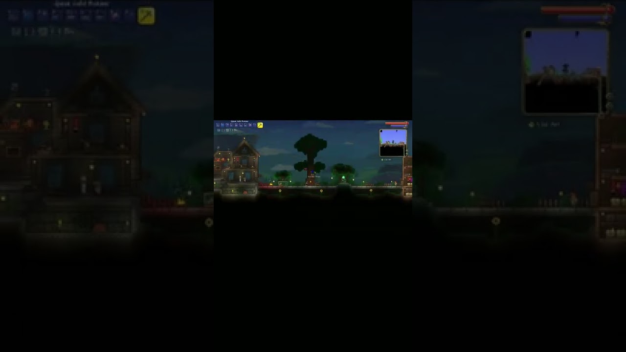 terraria background tree design #shorts