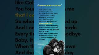 Download lagu Always Remember Us This Way - Lady Gaga lyrics #music #lyrics #ladygaga mp3 Download lagu Always Remember Us This Way - Lady Gaga lyrics #music #lyrics #ladygaga mp3