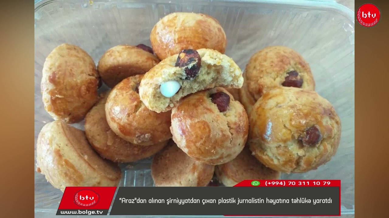 “Araz"dan alınan şirniyyatdan çıxan plastik jurnalistin həyatına təhlükə yaratdı