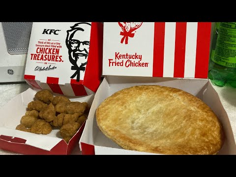 KFC Chicken Pot Pie $5.98 | KFC Popcorn Chicken $5.49 | fast food | food review
