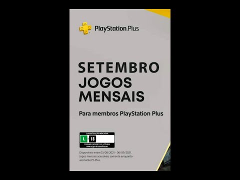 JOGOS GRÁTIS Playstation PLUS setembro 2021 #Shorts