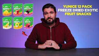 Yunice 12 Pack Freeze Dried Exotic Fruit Snacks