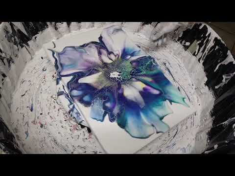 #3. Failed it/Nailed it Modified Bloom | Sheleeart Style | Acrylic Fluid Pouring