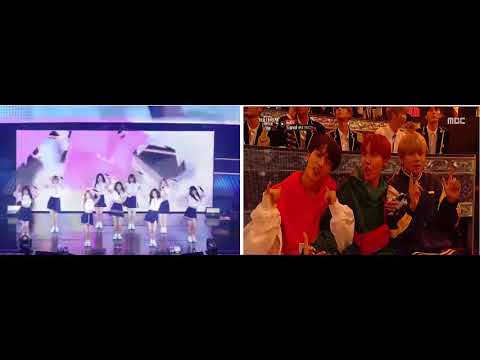 [171231 MBC Music Festival] BTS & WANNA ONE reaction to TWICE Signal