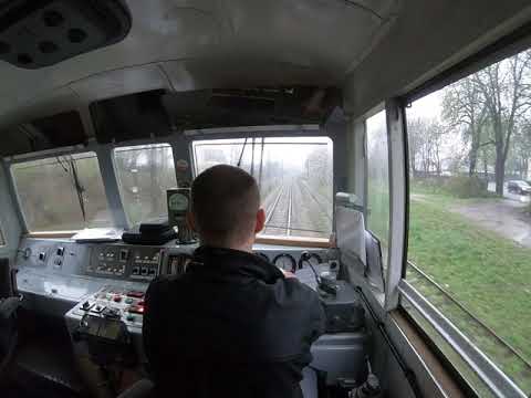 Zza pleców maszynisty - EU07  2