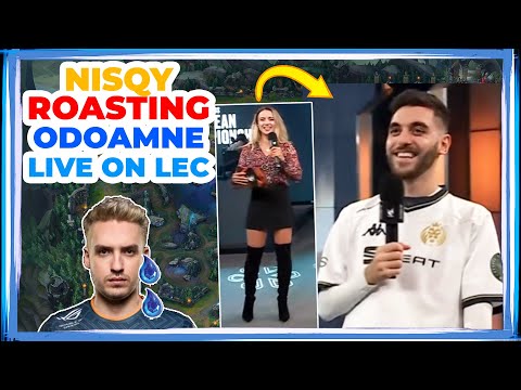 MAD Nisqy TRASH Talking RGE Odoamne Live on LEC Broadcast
