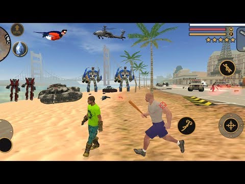 Vegas Crime Simulator (Vegas Hero Fight Wrestler) 💪Wrestler killed with bat by Vegas Hero - HD
