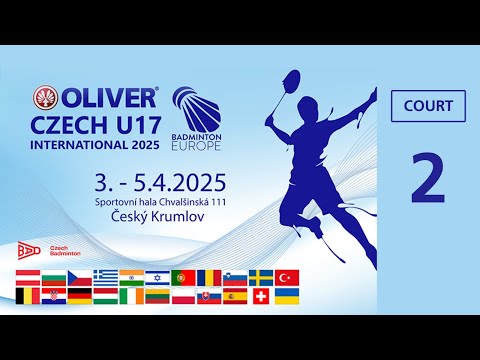 Court 2 | Oliver Czech U17 Intl. 2025 | 3/4/2025 | Český Krumlov