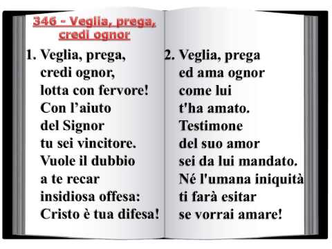 346 Veglia, prega, credi ognor - Innario Chiesa Cristiana Avventista del Settimo Giorno 2014