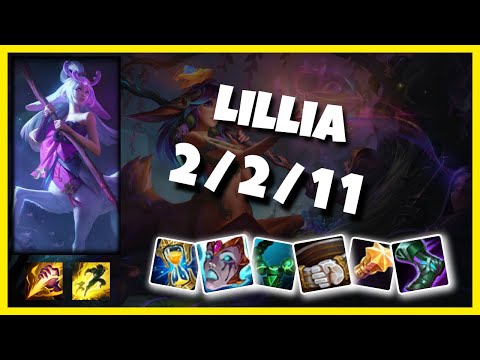 Lillia vs Nidalee EU Challenger JUNGLE (2/2/11) - v11.4