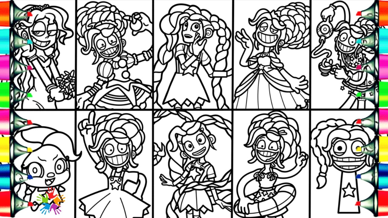 Poppy Playtime Chapter 5 Coloring Pages / Lily Lovebraids All Skins