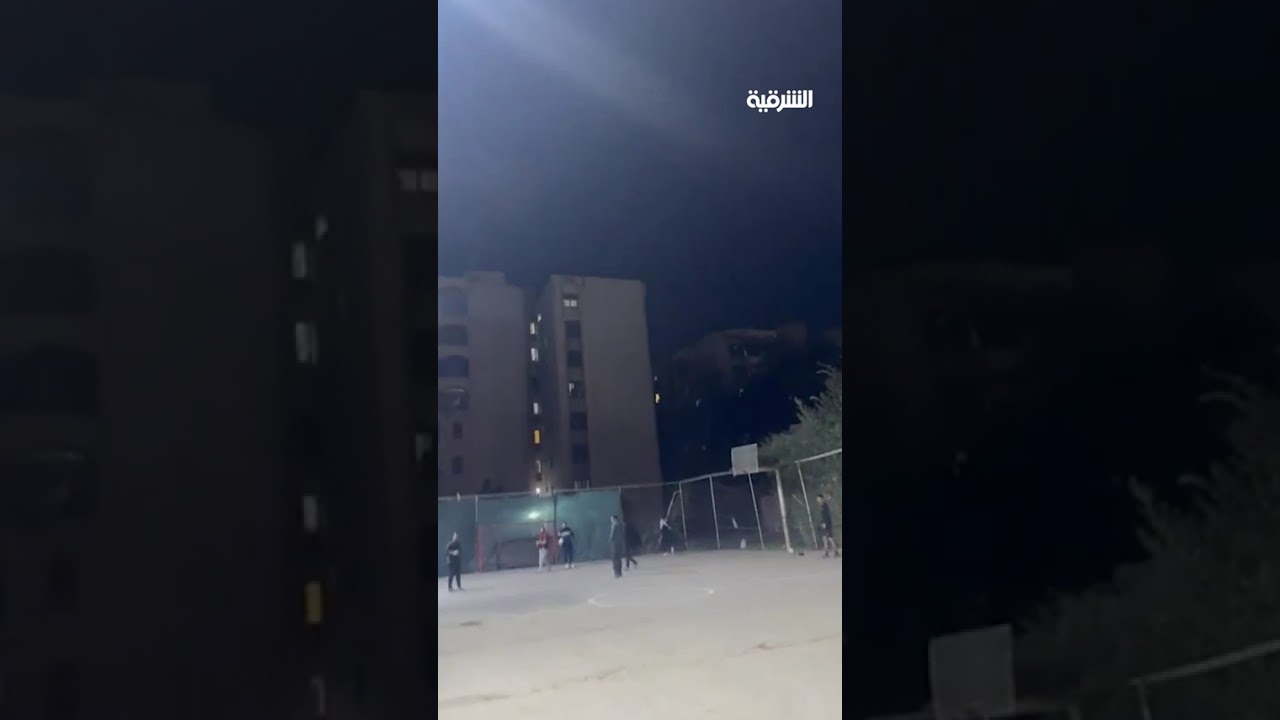فيديو | هلع خلال مباراة كرة قدم أثناء تفجير مسيرة حاولت استهداف السفارة الأميركية في بغداد