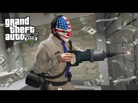 ROBBING BANKS & CRACKING SAFES!! (GTA 5 Mods) Video