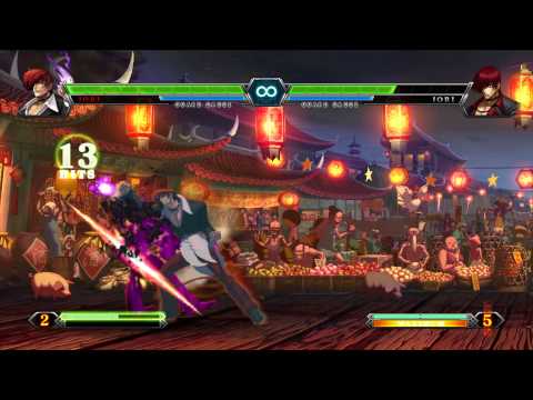 KOF XIII EX Iori experimenting with combos
