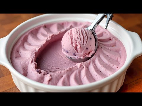 2 ingredients! Real ice cream, not from the store! Few people know this ice cream recipe!