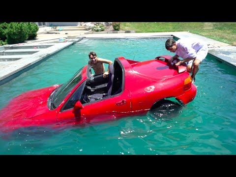 Driving A CAR UNDERWATER For 24 Hours!