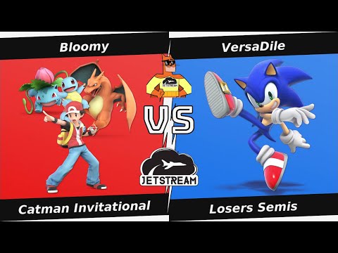 Catman Invitational Losers Semis Game 1&2 - Bloomy (PKM Trainer) Vs VersaDile (Sonic) - SSBU