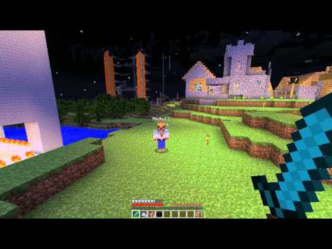 Mitcho13 fly hacking on the "LAWLESS" Minecraft hardcore PVP server IP 88.198.24.40