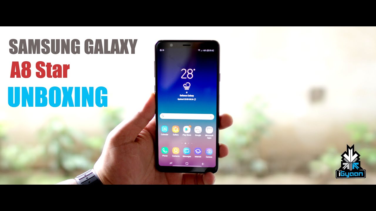 Samsung Galaxy A8 Star Unboxing and First Look