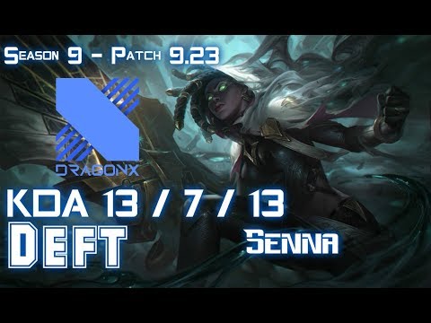 DRX Deft SENNA vs VARUS ADC - Patch 9.23 KR Ranked