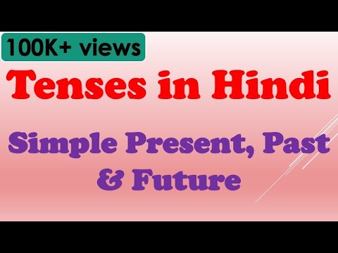 Tenses in Hindi -  Simple Present, Past & Future - Learn Hindi through English