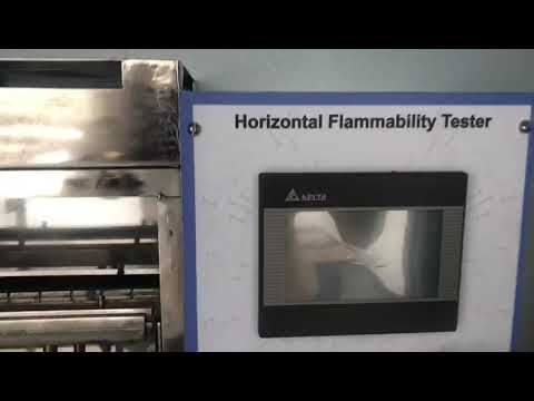 Flammability test apparatus according to fmvss302