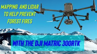 Mapping and Lidar With The DJI Matric300RTK in Ouray Colorado to Help Prevent Forest Fires! #djirtk