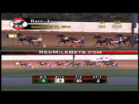 Red Mile Racetrack Race 4 09-11-14