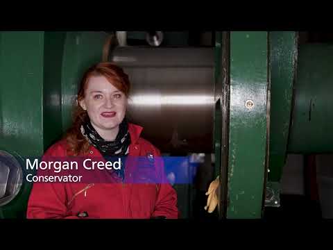 Spring cleaning onboard Victorian battleship HMS Warrior
