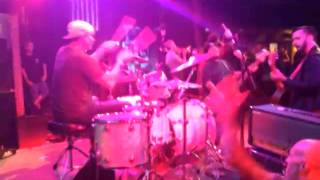 With Chad Smith on drums at the Spirit of Courage Awards 2014