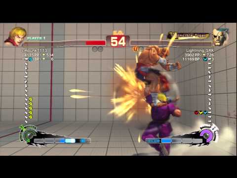 cmpunk1113 (Ken) Vs Lightning_SRK (Sagat) SSF4 AE Ranked Matches - PSN