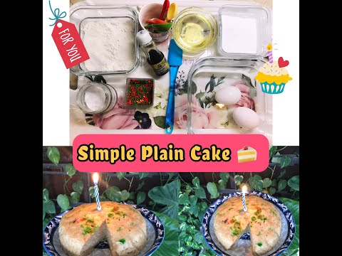 Easy & Plain Cake 🎂 |Must Try|